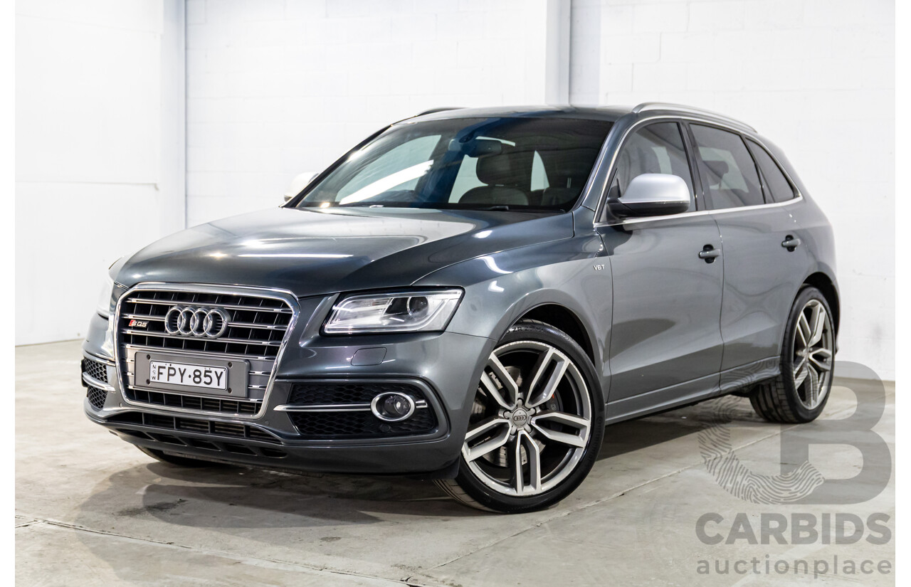 1/2014 Audi SQ5 3.0 TDI Quattro 8R MY14 5d Wagon Daytone Grey Pearl Turbo Diesel 3.0L