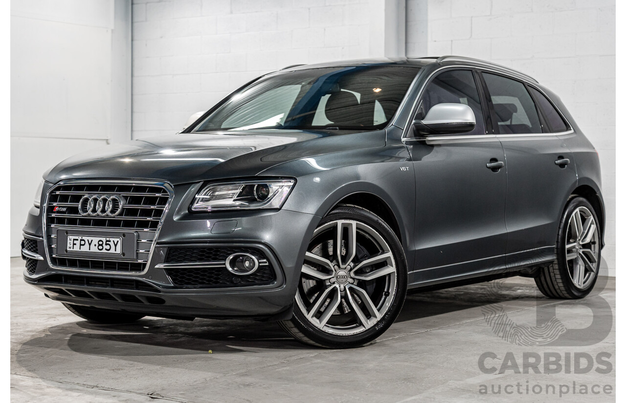 1/2014 Audi SQ5 3.0 TDI Quattro 8R MY14 5d Wagon Daytona Grey Pearl Twin Turbo Diesel 3.0L
