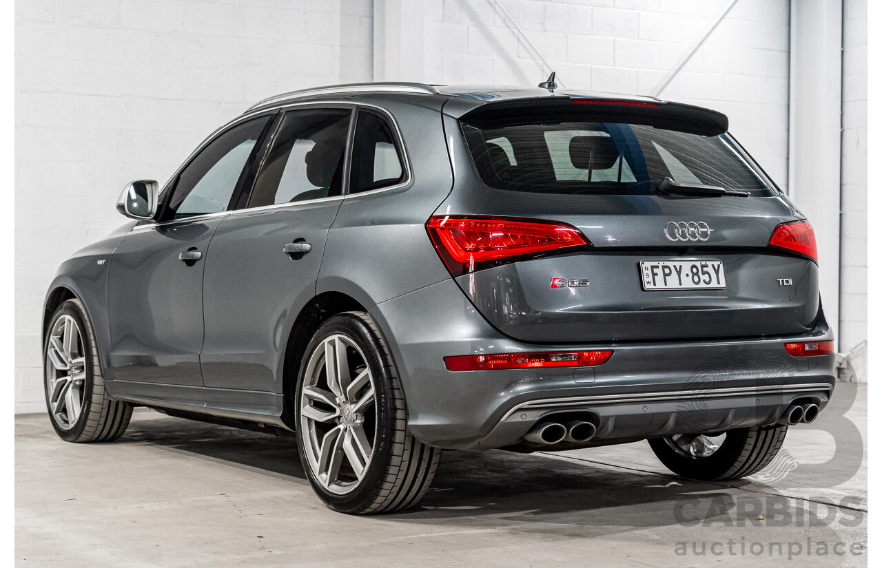 1/2014 Audi SQ5 3.0 TDI Quattro 8R MY14 5d Wagon Daytona Grey Pearl Twin Turbo Diesel 3.0L