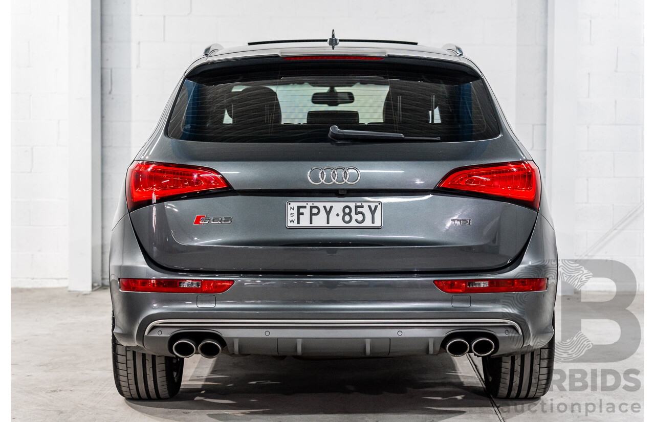 1/2014 Audi SQ5 3.0 TDI Quattro 8R MY14 5d Wagon Daytona Grey Pearl Twin Turbo Diesel 3.0L
