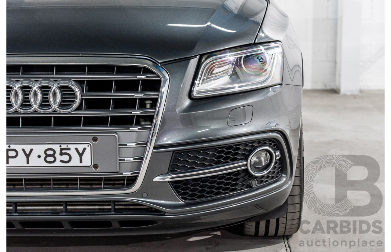 1/2014 Audi SQ5 3.0 TDI Quattro 8R MY14 5d Wagon Daytona Grey Pearl Twin Turbo Diesel 3.0L