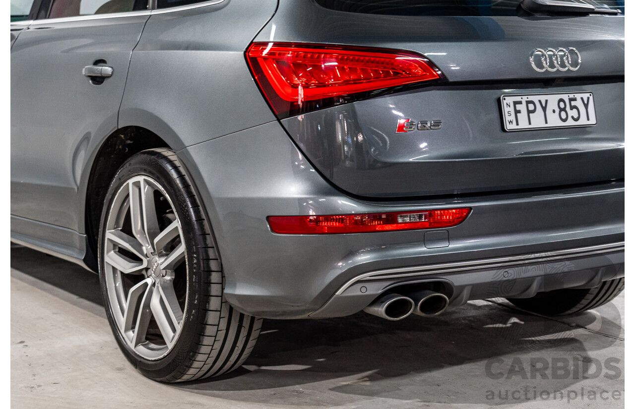 1/2014 Audi SQ5 3.0 TDI Quattro 8R MY14 5d Wagon Daytona Grey Pearl Twin Turbo Diesel 3.0L
