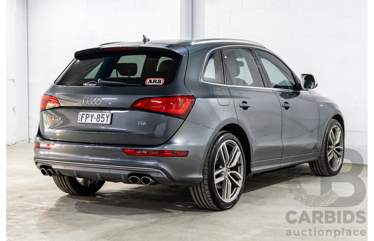 1/2014 Audi SQ5 3.0 TDI Quattro 8R MY14 5d Wagon Daytone Grey Pearl Turbo Diesel 3.0L