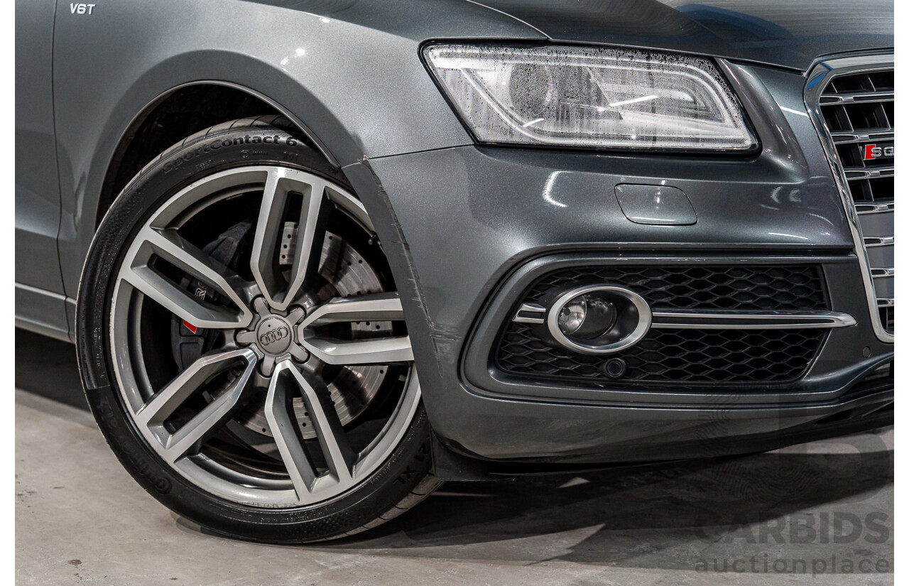 1/2014 Audi SQ5 3.0 TDI Quattro 8R MY14 5d Wagon Daytona Grey Pearl Twin Turbo Diesel 3.0L