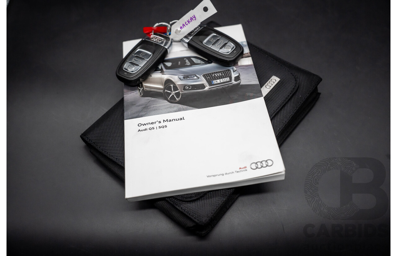 1/2014 Audi SQ5 3.0 TDI Quattro 8R MY14 5d Wagon Daytona Grey Pearl Twin Turbo Diesel 3.0L