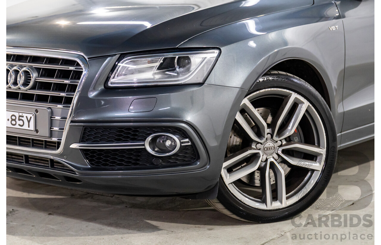 1/2014 Audi SQ5 3.0 TDI Quattro 8R MY14 5d Wagon Daytone Grey Pearl Turbo Diesel 3.0L