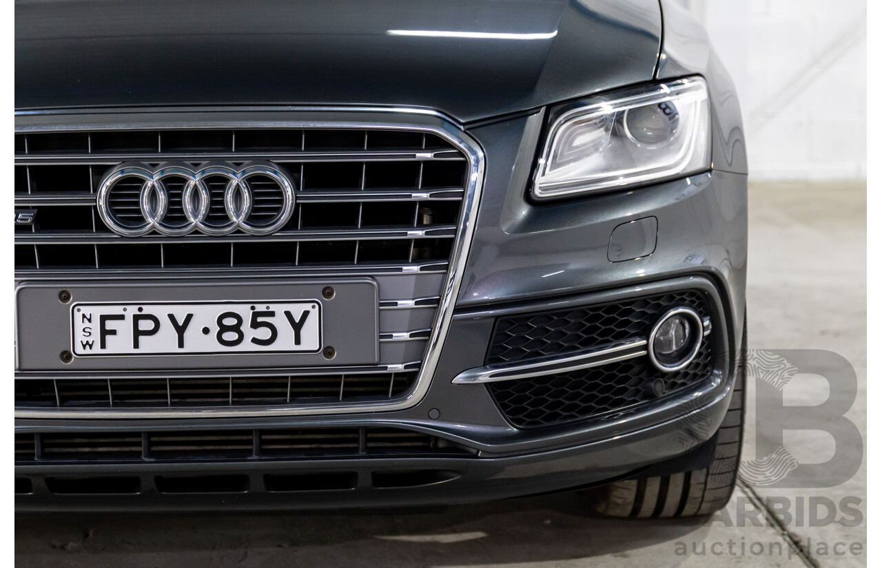 1/2014 Audi SQ5 3.0 TDI Quattro 8R MY14 5d Wagon Daytone Grey Pearl Turbo Diesel 3.0L