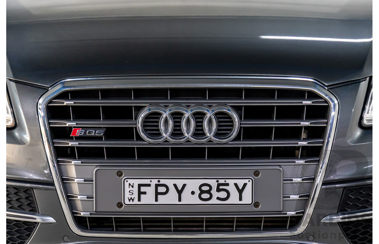 1/2014 Audi SQ5 3.0 TDI Quattro 8R MY14 5d Wagon Daytone Grey Pearl Turbo Diesel 3.0L