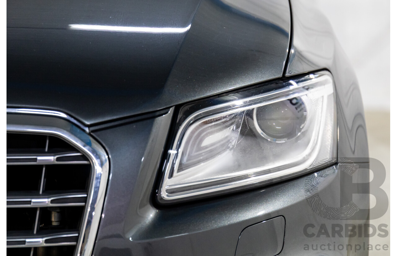 1/2014 Audi SQ5 3.0 TDI Quattro 8R MY14 5d Wagon Daytone Grey Pearl Turbo Diesel 3.0L