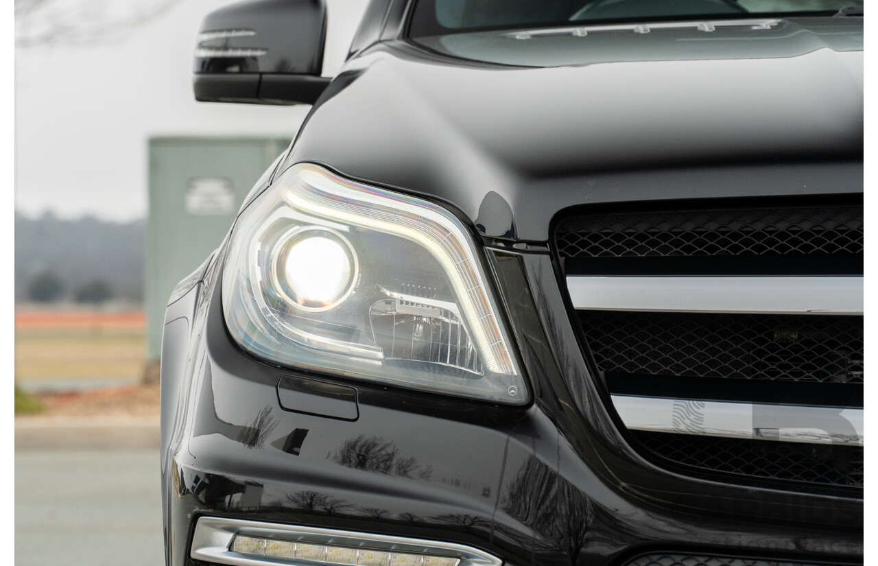 7/2013 Mercedes Benz GL63 AMG X166 4d Wagon Obsidian Black Metallic Twin Turbo V8 5.5L