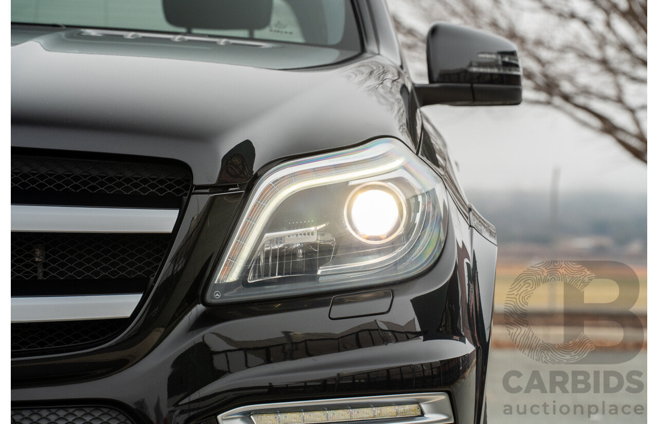 7/2013 Mercedes Benz GL63 AMG X166 4d Wagon Obsidian Black Metallic Twin Turbo V8 5.5L