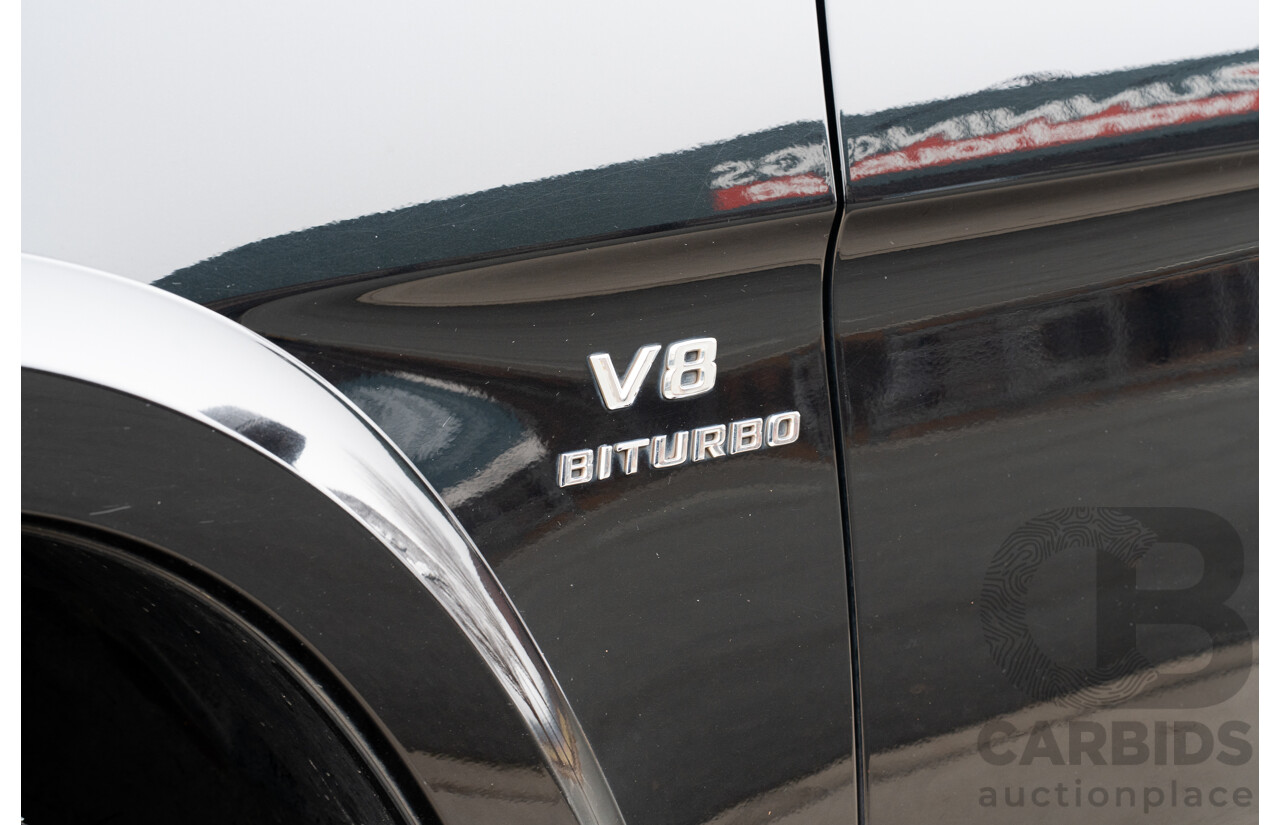 7/2013 Mercedes Benz GL63 AMG X166 4d Wagon Obsidian Black Metallic Twin Turbo V8 5.5L