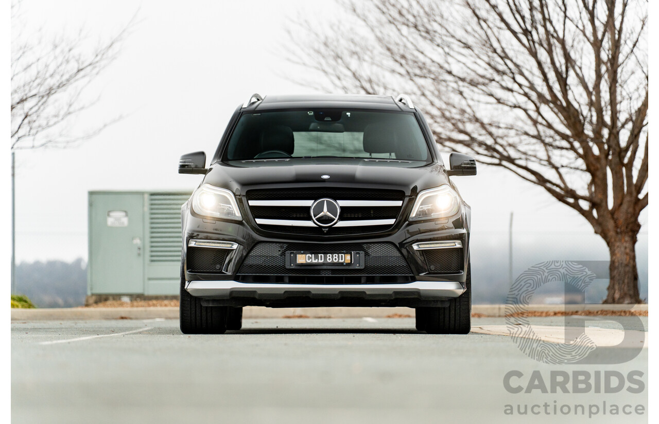 7/2013 Mercedes Benz GL63 AMG X166 4d Wagon Obsidian Black Metallic Twin Turbo V8 5.5L