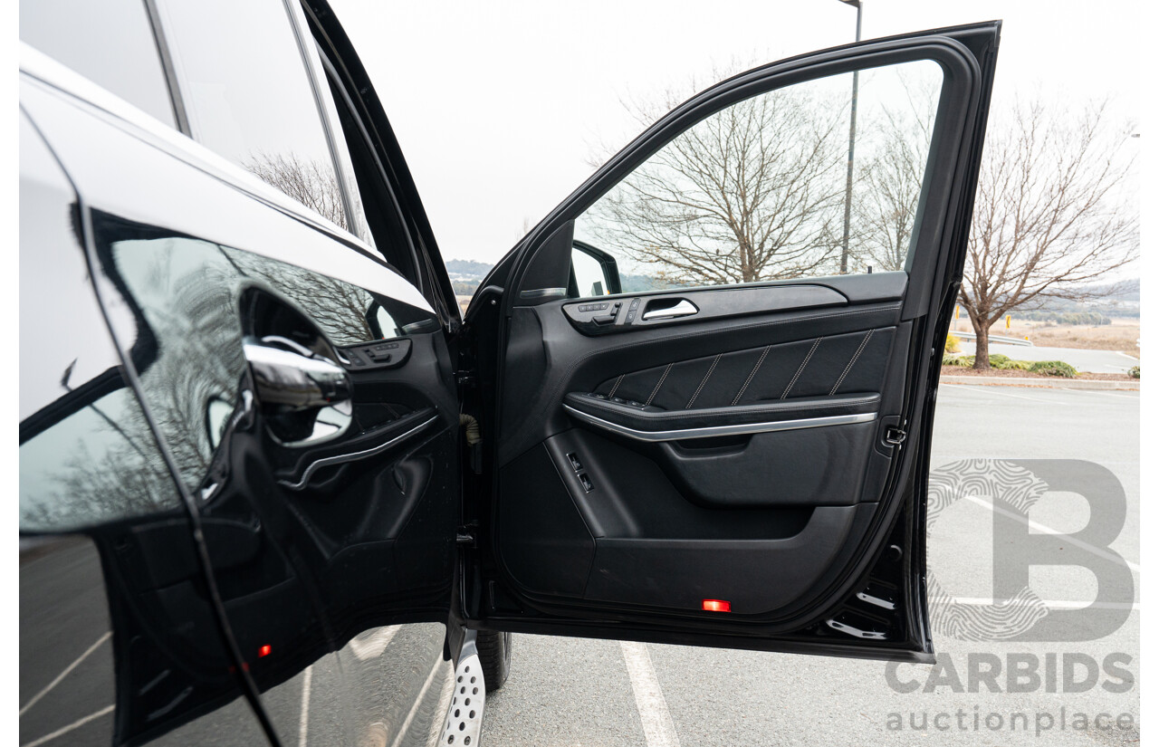 7/2013 Mercedes Benz GL63 AMG X166 4d Wagon Obsidian Black Metallic Twin Turbo V8 5.5L