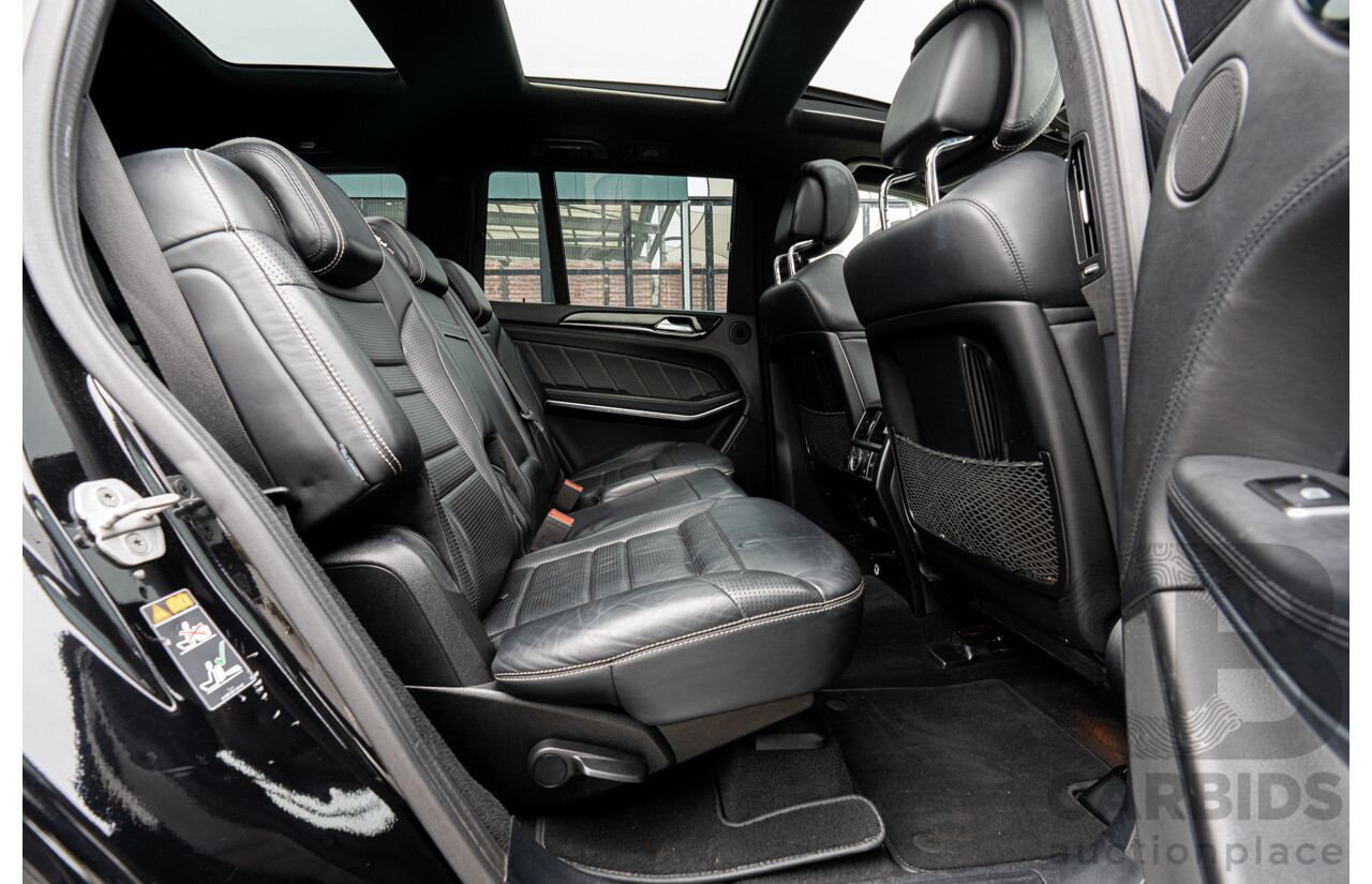7/2013 Mercedes Benz GL63 AMG X166 4d Wagon Obsidian Black Metallic Twin Turbo V8 5.5L