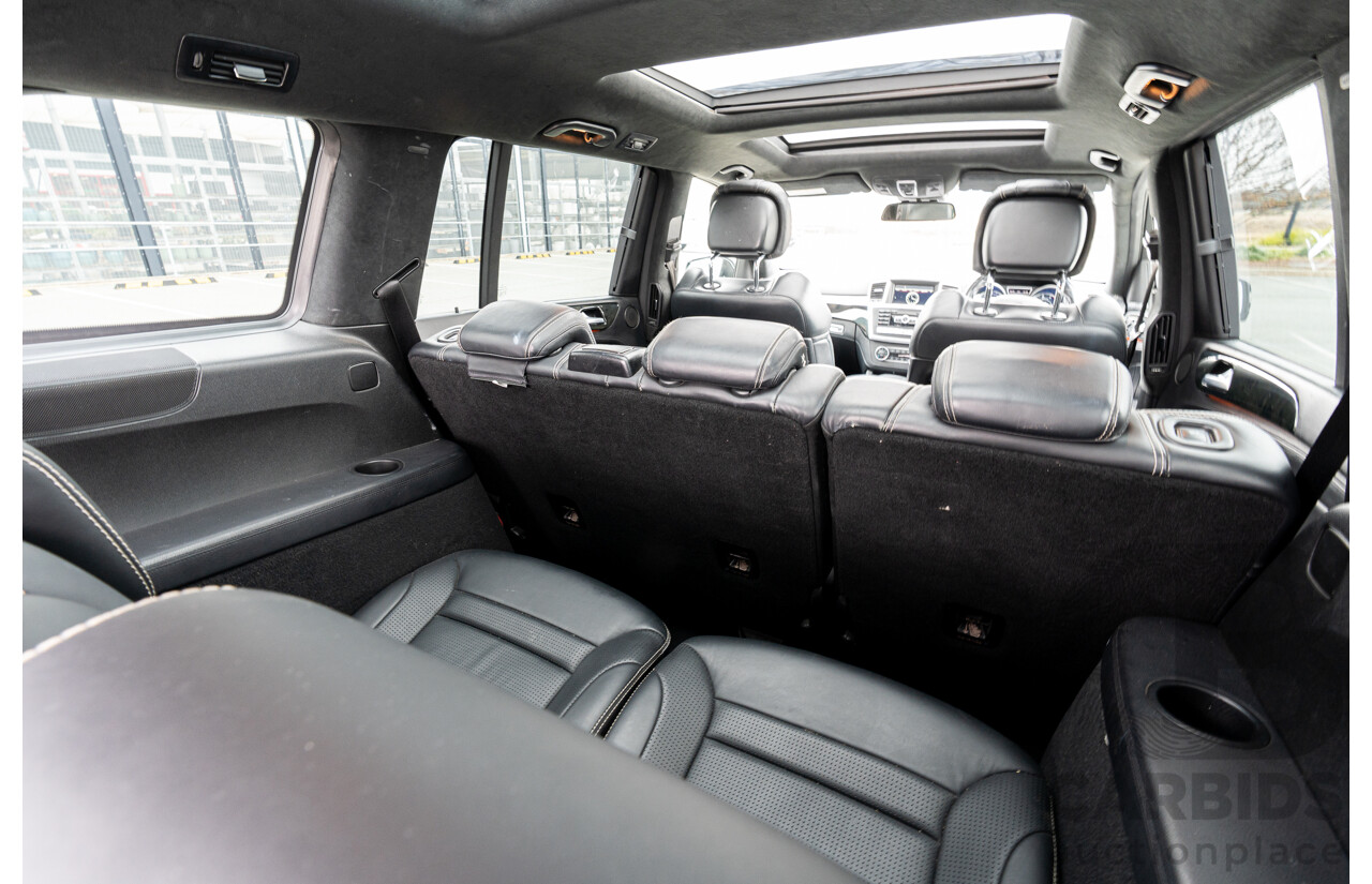 7/2013 Mercedes Benz GL63 AMG X166 4d Wagon Obsidian Black Metallic Twin Turbo V8 5.5L