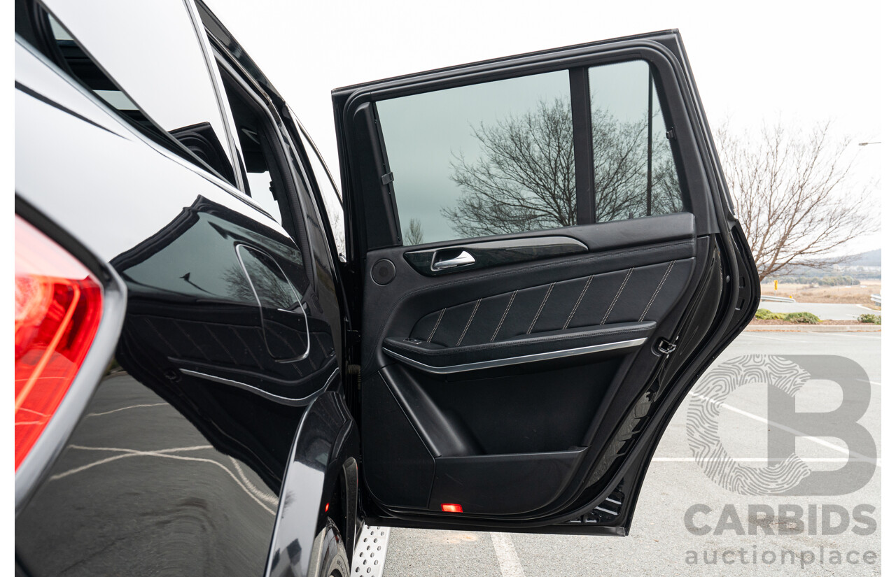 7/2013 Mercedes Benz GL63 AMG X166 4d Wagon Obsidian Black Metallic Twin Turbo V8 5.5L