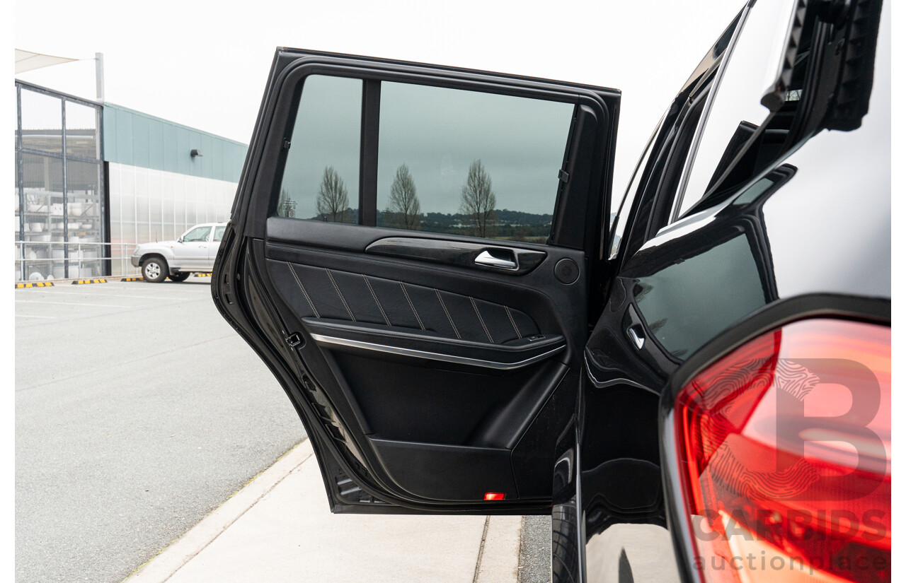 7/2013 Mercedes Benz GL63 AMG X166 4d Wagon Obsidian Black Metallic Twin Turbo V8 5.5L