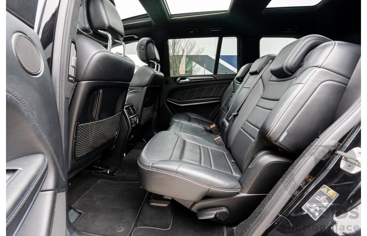 7/2013 Mercedes Benz GL63 AMG X166 4d Wagon Obsidian Black Metallic Twin Turbo V8 5.5L