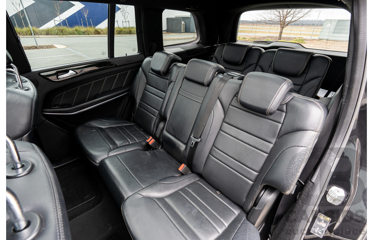 7/2013 Mercedes Benz GL63 AMG X166 4d Wagon Obsidian Black Metallic Twin Turbo V8 5.5L
