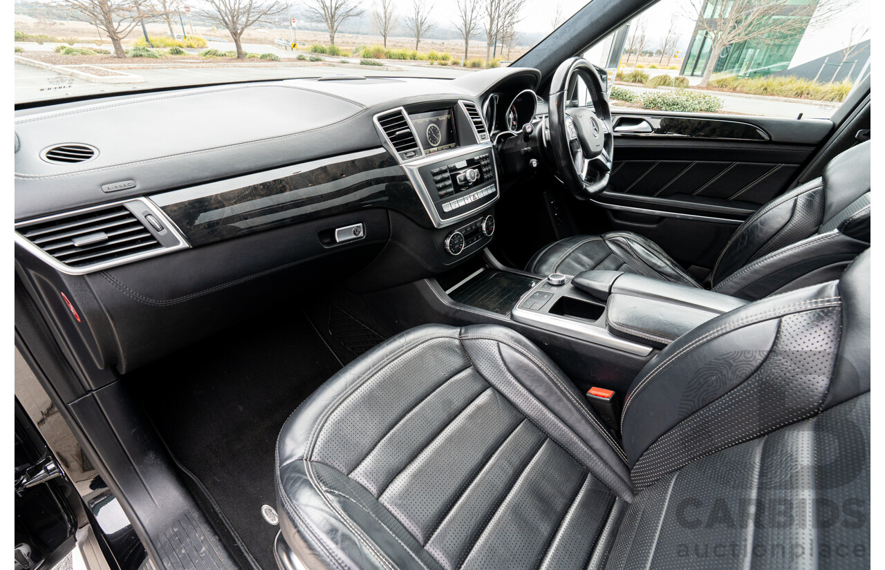 7/2013 Mercedes Benz GL63 AMG X166 4d Wagon Obsidian Black Metallic Twin Turbo V8 5.5L