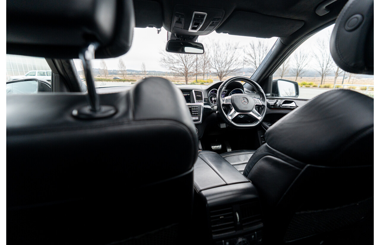 7/2013 Mercedes Benz GL63 AMG X166 4d Wagon Obsidian Black Metallic Twin Turbo V8 5.5L