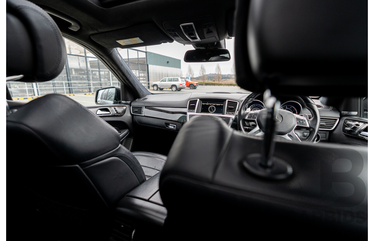 7/2013 Mercedes Benz GL63 AMG X166 4d Wagon Obsidian Black Metallic Twin Turbo V8 5.5L