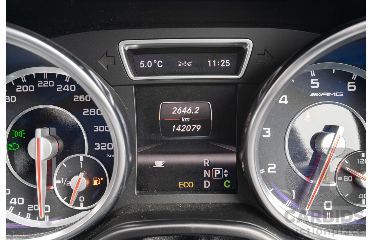 7/2013 Mercedes Benz GL63 AMG X166 4d Wagon Obsidian Black Metallic Twin Turbo V8 5.5L