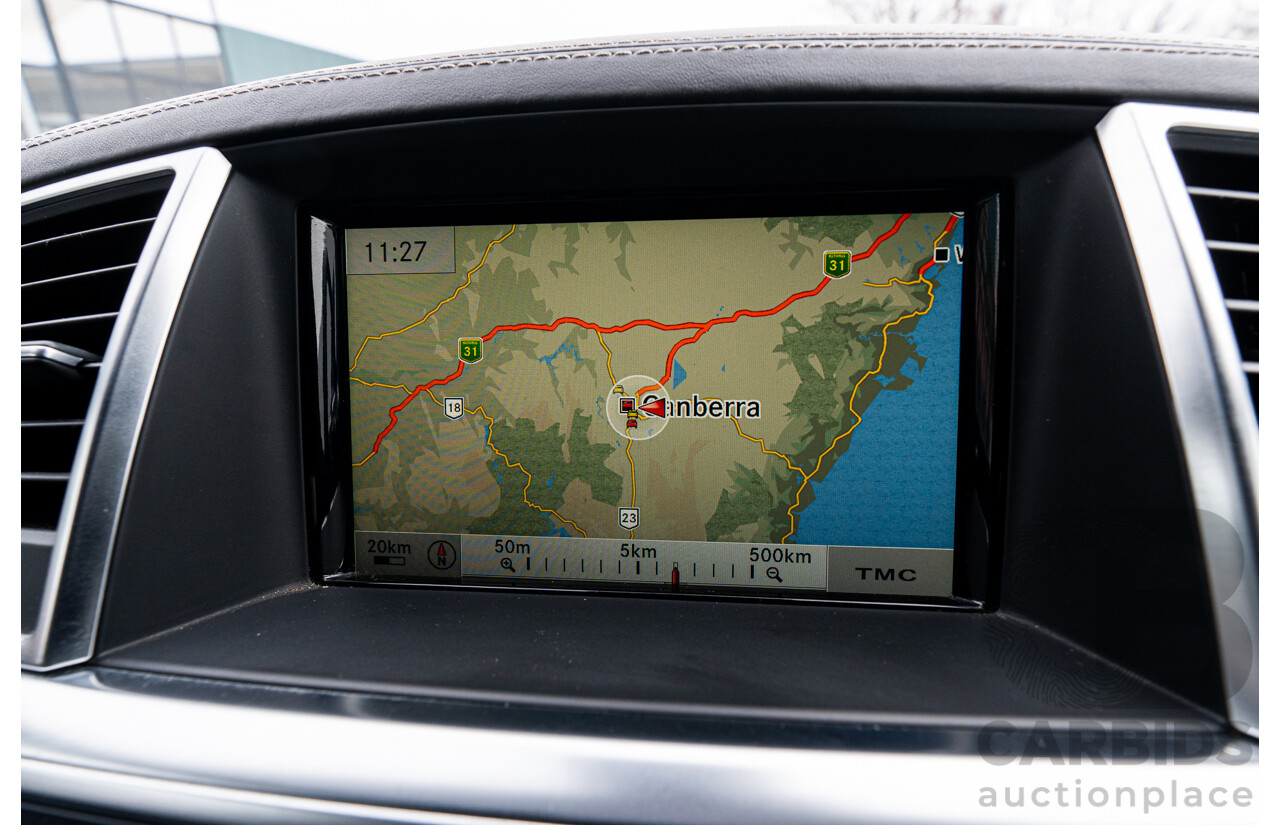 7/2013 Mercedes Benz GL63 AMG X166 4d Wagon Obsidian Black Metallic Twin Turbo V8 5.5L