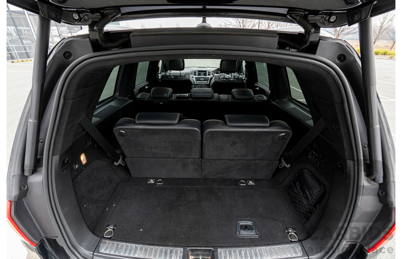 7/2013 Mercedes Benz GL63 AMG X166 4d Wagon Obsidian Black Metallic Twin Turbo V8 5.5L