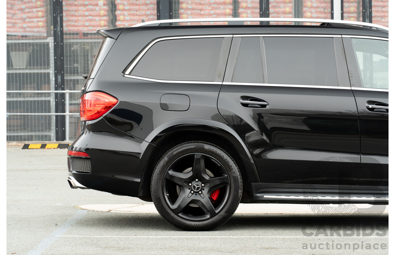 7/2013 Mercedes Benz GL63 AMG X166 4d Wagon Obsidian Black Metallic Twin Turbo V8 5.5L
