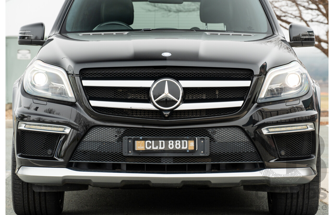 7/2013 Mercedes Benz GL63 AMG X166 4d Wagon Obsidian Black Metallic Twin Turbo V8 5.5L
