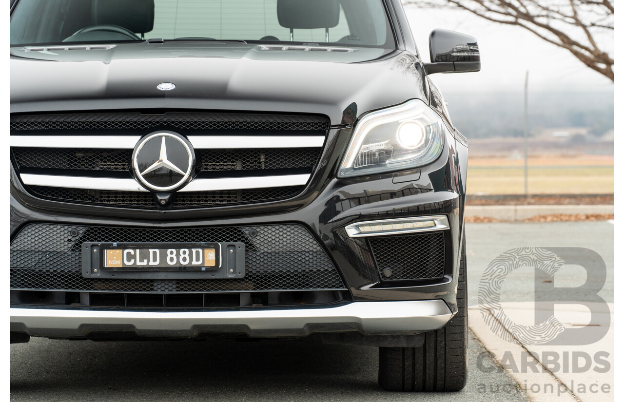 7/2013 Mercedes Benz GL63 AMG X166 4d Wagon Obsidian Black Metallic Twin Turbo V8 5.5L