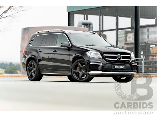 7/2013 Mercedes Benz GL63 AMG X166 4d Wagon Obsidian Black Metallic Twin Turbo V8 5.5L