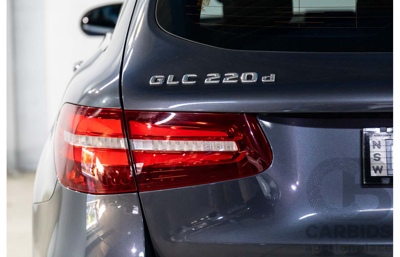 12/2015 Mercedes-Benz GLC 220d 253 4d Wagon Tenorite Grey Metallic Turbo Diesel 2.1L