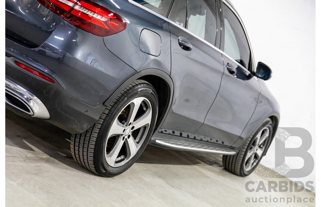 12/2015 Mercedes-Benz GLC 220d 253 4d Wagon Tenorite Grey Metallic Turbo Diesel 2.1L