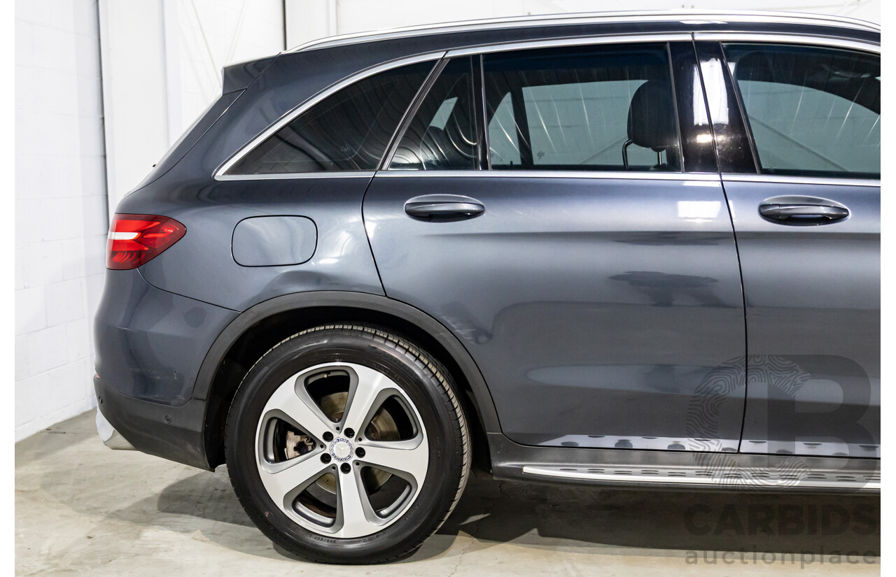 12/2015 Mercedes-Benz GLC 220d 253 4d Wagon Tenorite Grey Metallic Turbo Diesel 2.1L