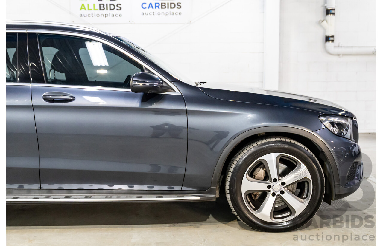 12/2015 Mercedes-Benz GLC 220d 253 4d Wagon Tenorite Grey Metallic Turbo Diesel 2.1L