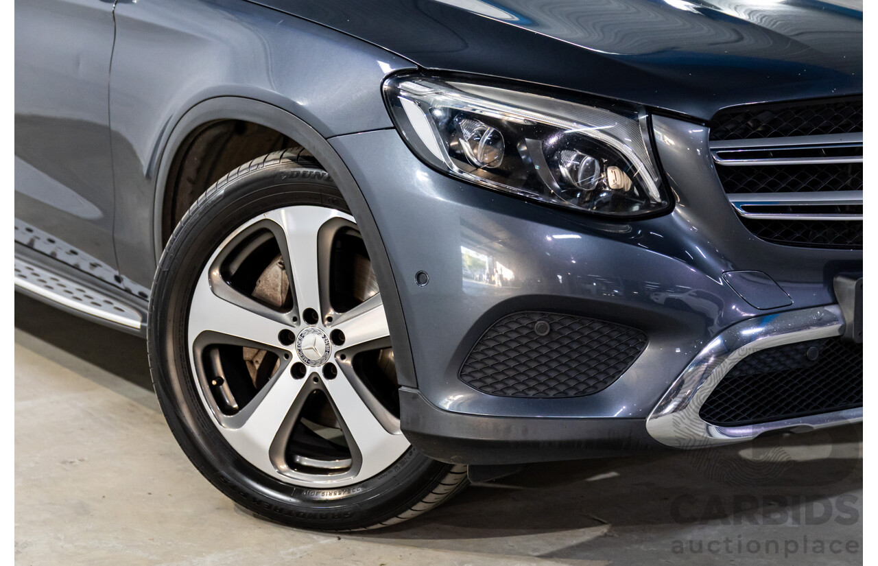 12/2015 Mercedes-Benz GLC 220d 253 4d Wagon Tenorite Grey Metallic Turbo Diesel 2.1L