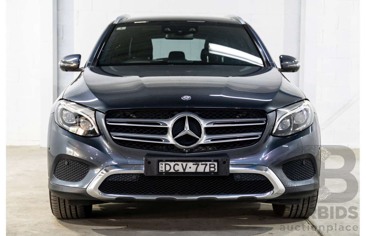 12/2015 Mercedes-Benz GLC 220d 253 4d Wagon Tenorite Grey Metallic Turbo Diesel 2.1L