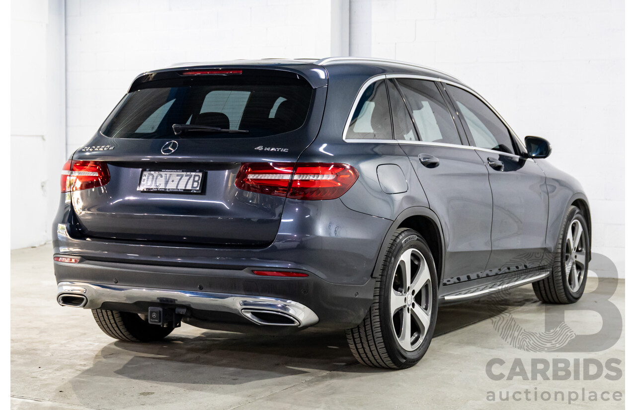 12/2015 Mercedes-Benz GLC 220d 253 4d Wagon Tenorite Grey Metallic Turbo Diesel 2.1L