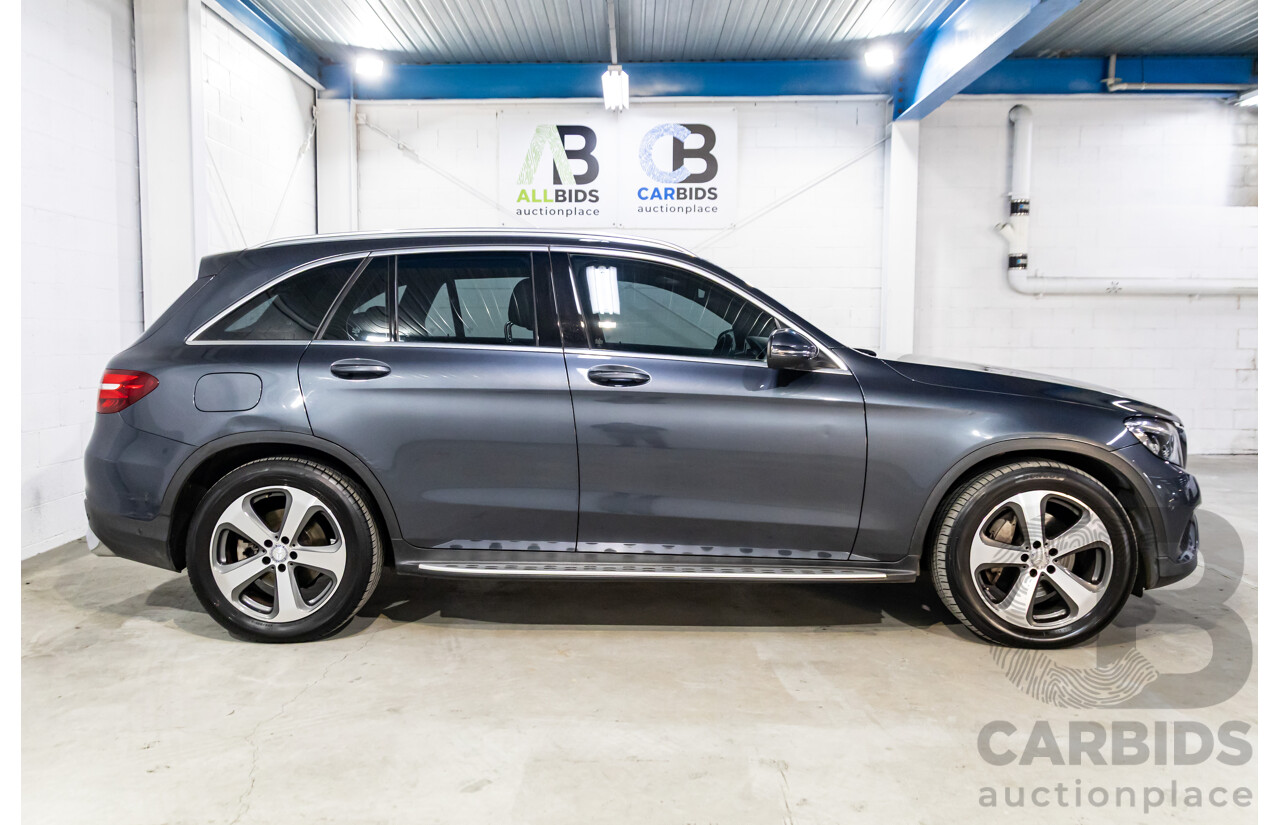 12/2015 Mercedes-Benz GLC 220d 253 4d Wagon Tenorite Grey Metallic Turbo Diesel 2.1L