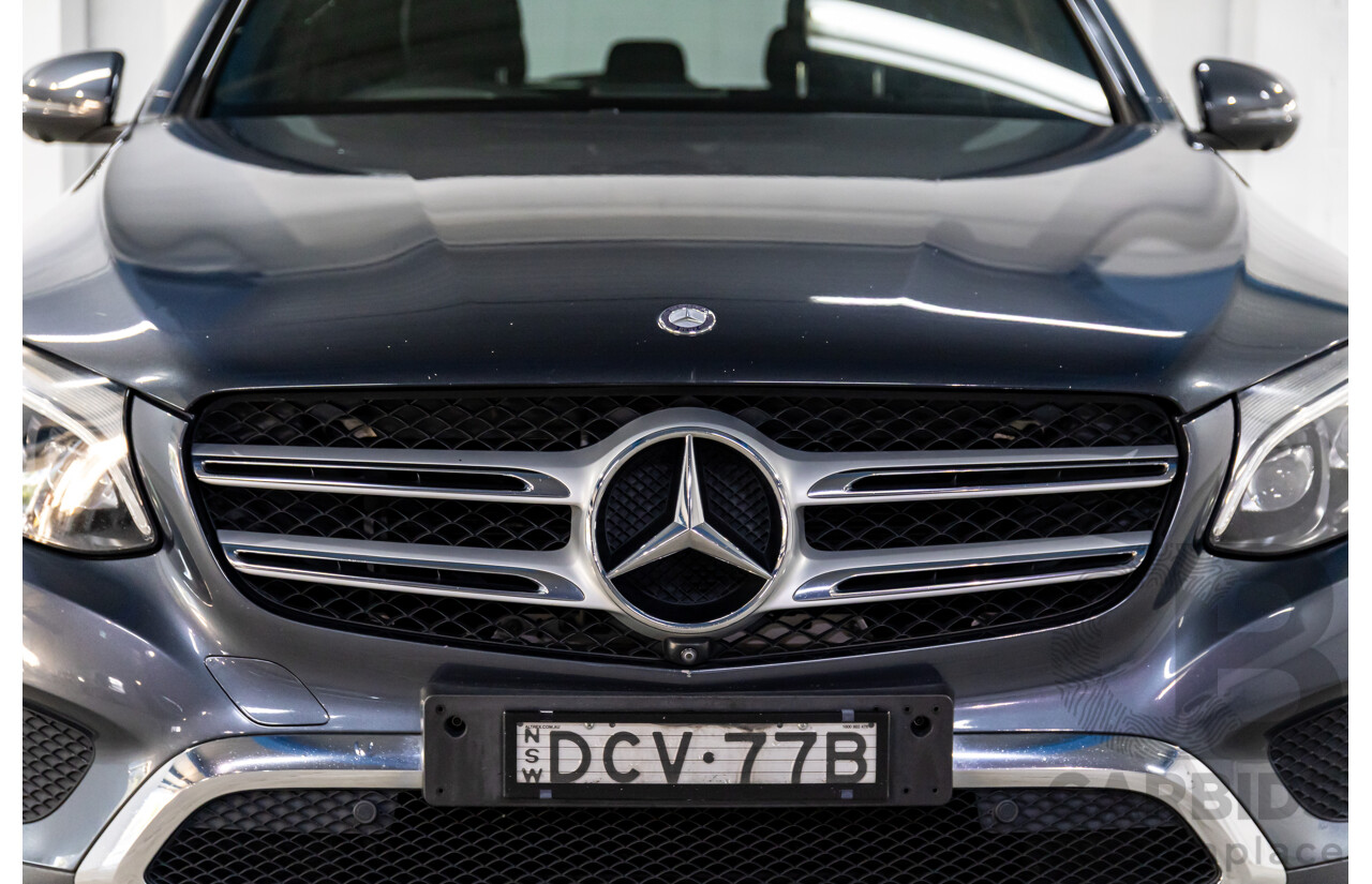 12/2015 Mercedes-Benz GLC 220d 253 4d Wagon Tenorite Grey Metallic Turbo Diesel 2.1L