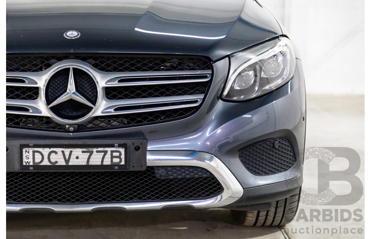 12/2015 Mercedes-Benz GLC 220d 253 4d Wagon Tenorite Grey Metallic Turbo Diesel 2.1L