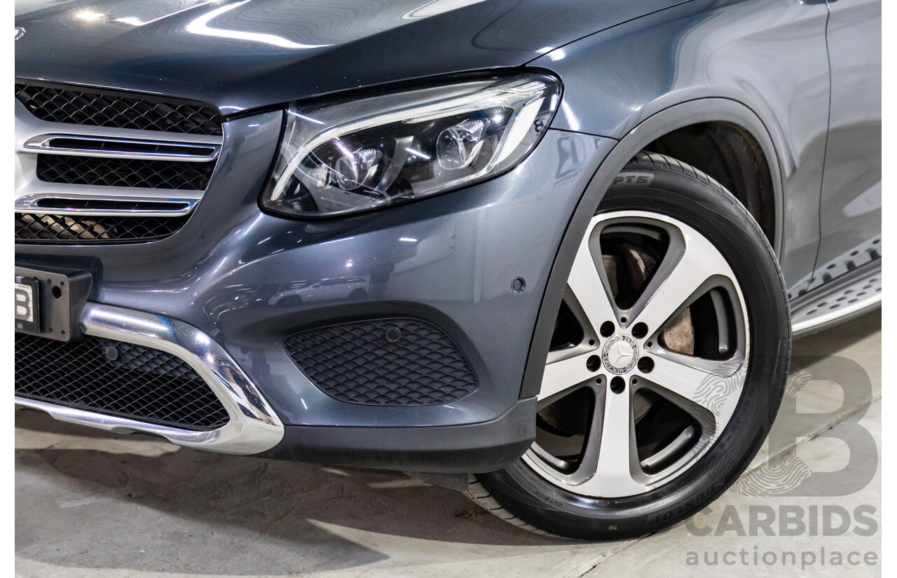 12/2015 Mercedes-Benz GLC 220d 253 4d Wagon Tenorite Grey Metallic Turbo Diesel 2.1L