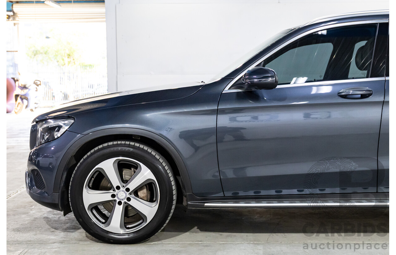 12/2015 Mercedes-Benz GLC 220d 253 4d Wagon Tenorite Grey Metallic Turbo Diesel 2.1L
