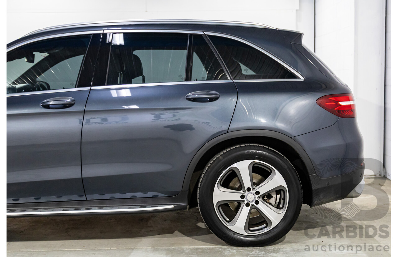 12/2015 Mercedes-Benz GLC 220d 253 4d Wagon Tenorite Grey Metallic Turbo Diesel 2.1L