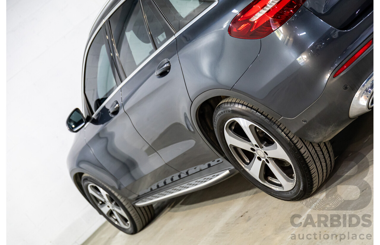 12/2015 Mercedes-Benz GLC 220d 253 4d Wagon Tenorite Grey Metallic Turbo Diesel 2.1L
