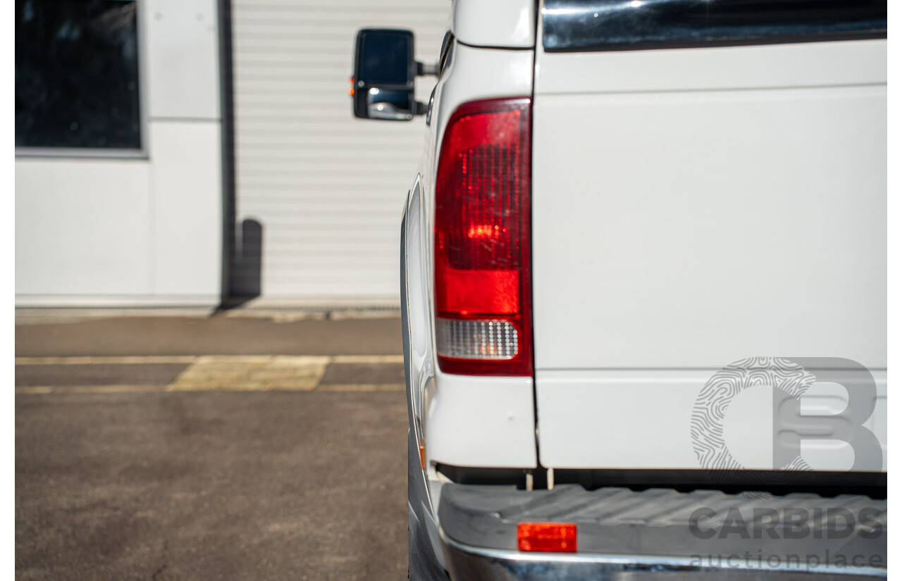 10/2008 Ford F250 XLT Lariat (4x4) RN Crew Cab P/Up Oxford White Twin Turbo Diesel - Powerstroke V8 6.4L