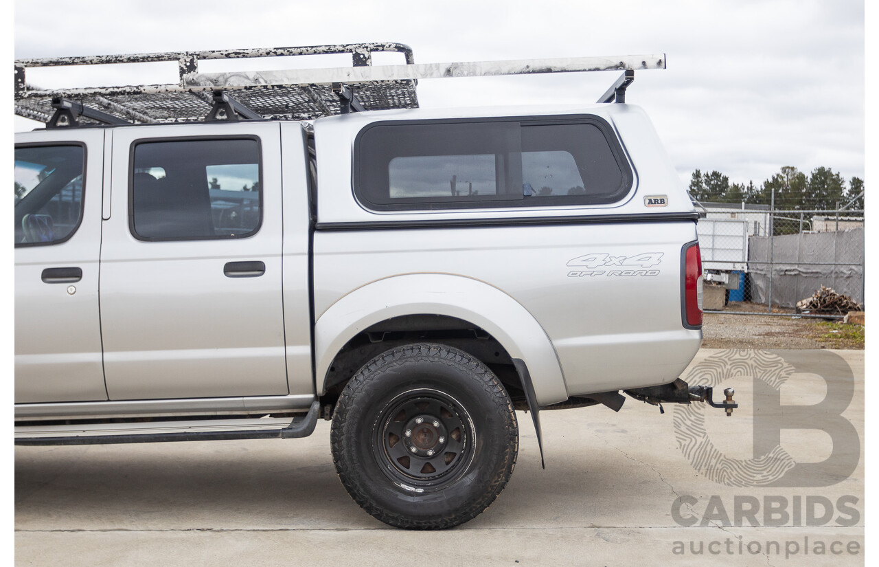 12/2011 Nissan Navara ST-R (4x4) D22 MY08 Dual Cab P/Up Silver 2.5L